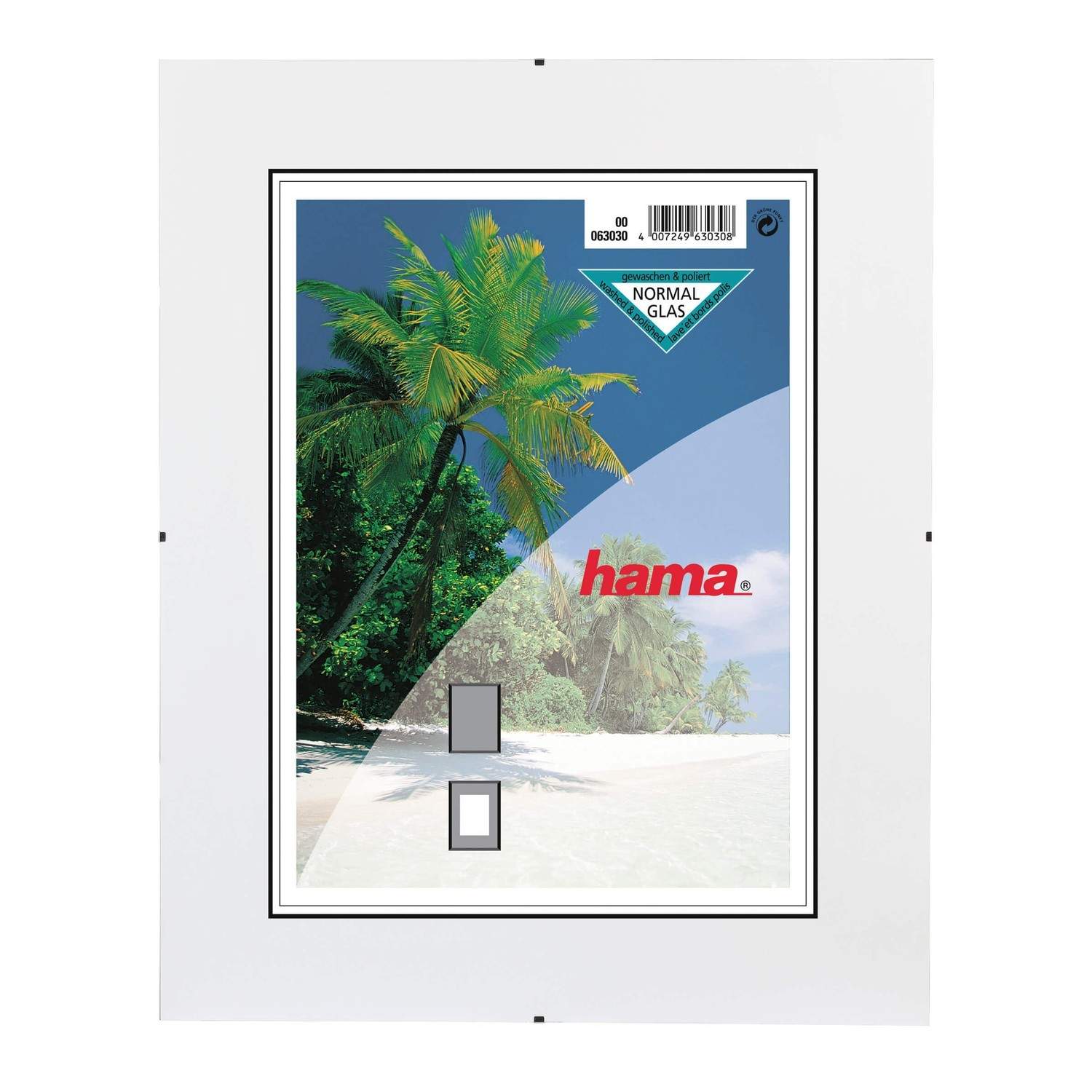 HAMA Clip-ramme 30x40 cm normalt glas Billedstørrelse 20 x 28 cm