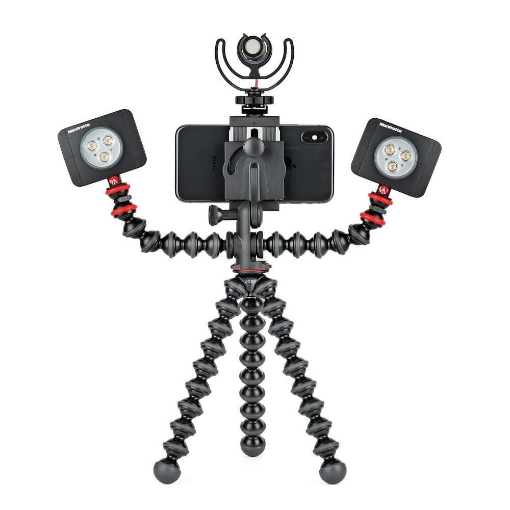 JOBY Tripod Kit Smartphone GorillaPod Mobile Rig Black/Grey | Sport & Fritid - Friluftsliv & Camping - Belysning | Pryloteket
