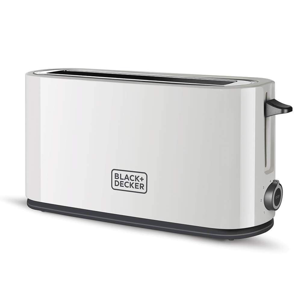 BLACK+DECKER Brødrister 1000W Hvid