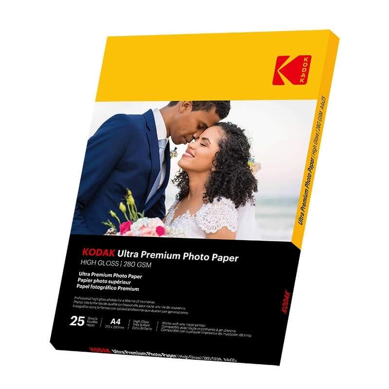 KODAK 21x29,7 cm blankt premium fotopapir 280/m² 25 ark