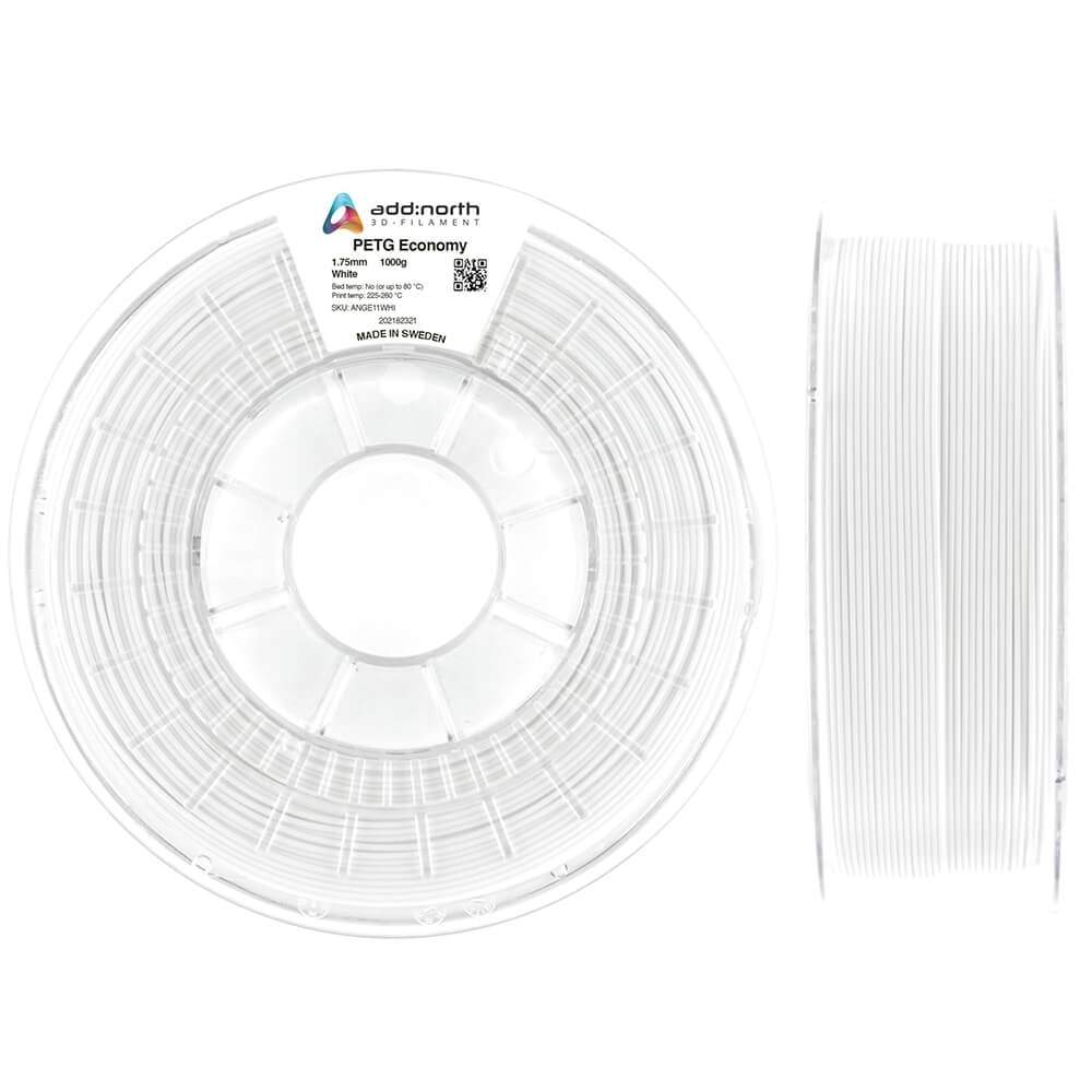 ADDNORTH PETG Economy 1000g Hvid