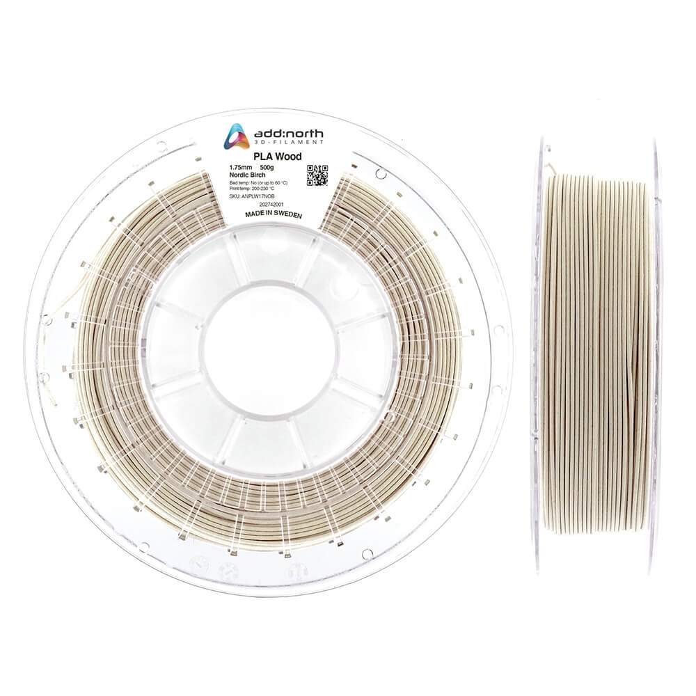 ADDNORTH PLA Træ 500g Nordic Birch