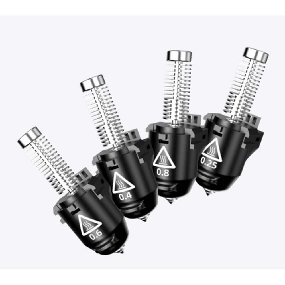 FLASHFORGE Nozzle Kit 4-pk Spare part for Adventurer 5M/5M Pro | Hem & Hobby | Pryloteket