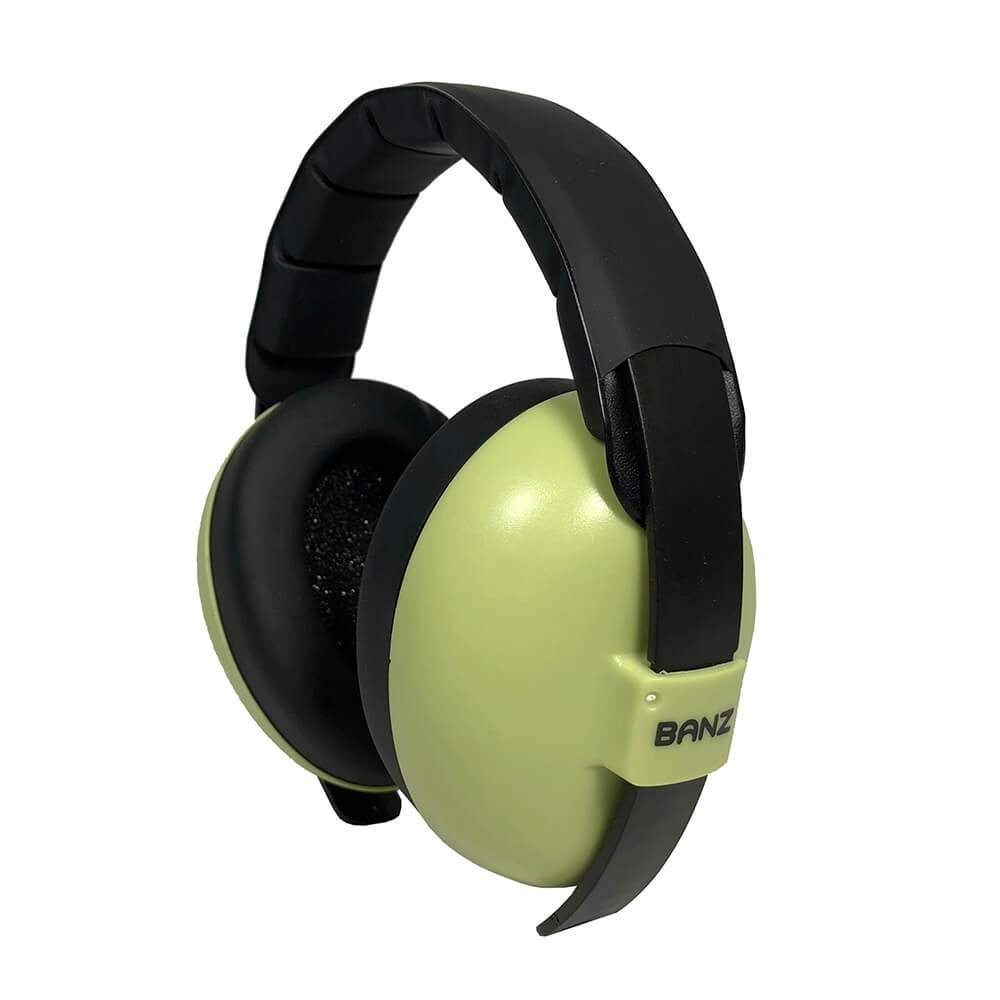 BANZ Øreværn Baby Leaf Green