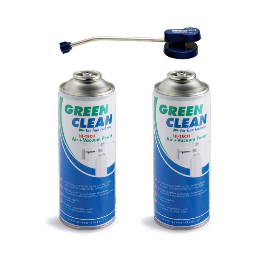 GREEN CLEAN Trykluft Startsæt GS-2051 400ml x2 High Tech