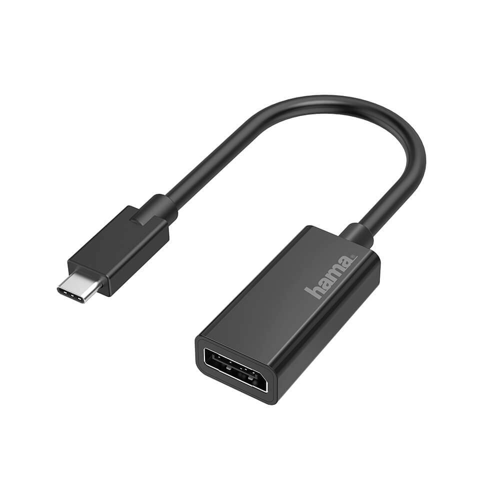 HAMA Adapter Video USB-C to DisplayPort Ultra-HD 4K | Elektronik - Kablar & Adaptrar - Adaptrar & Signalomvandlare - Video | Pryloteket