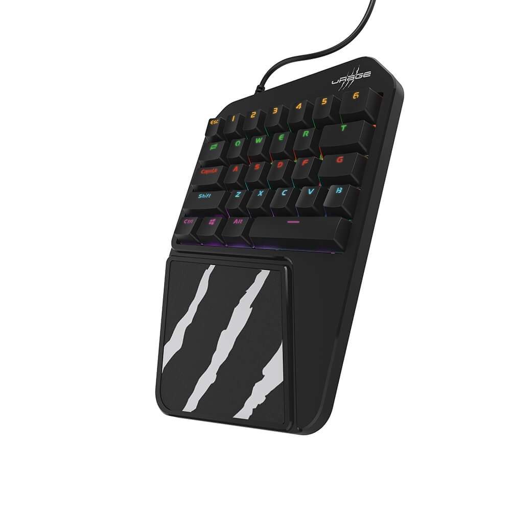 URAGE Mobile Gaming Keyboard med én hånd