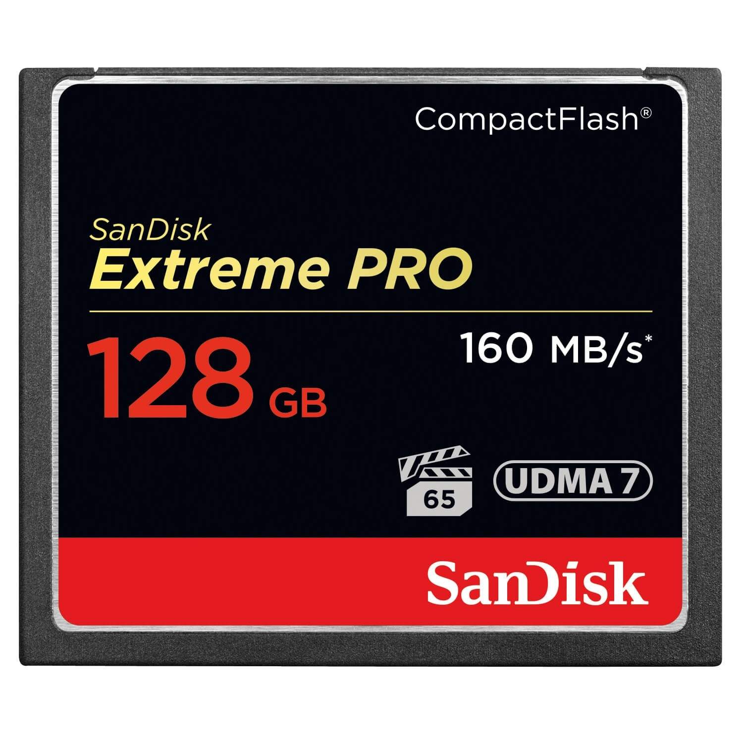 SANDISK Hukommelseskort CF Extreme Pro 128GB 160MB/s UDMA7