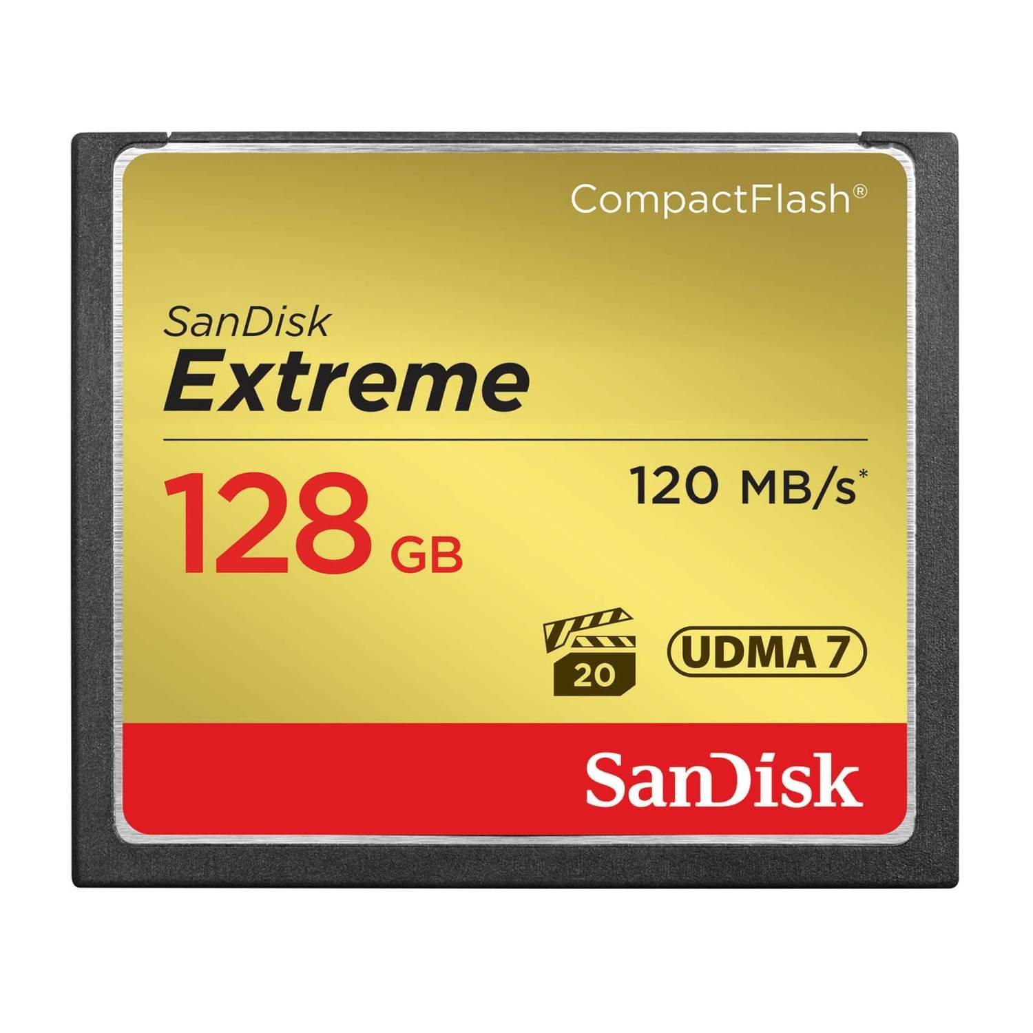 SANDISK Minneskort CF Extreme 128GB 120MB/s UDMA7 | Elektronik - Ljud & Bild - Kameror & Tillbehör - Kameror | Pryloteket