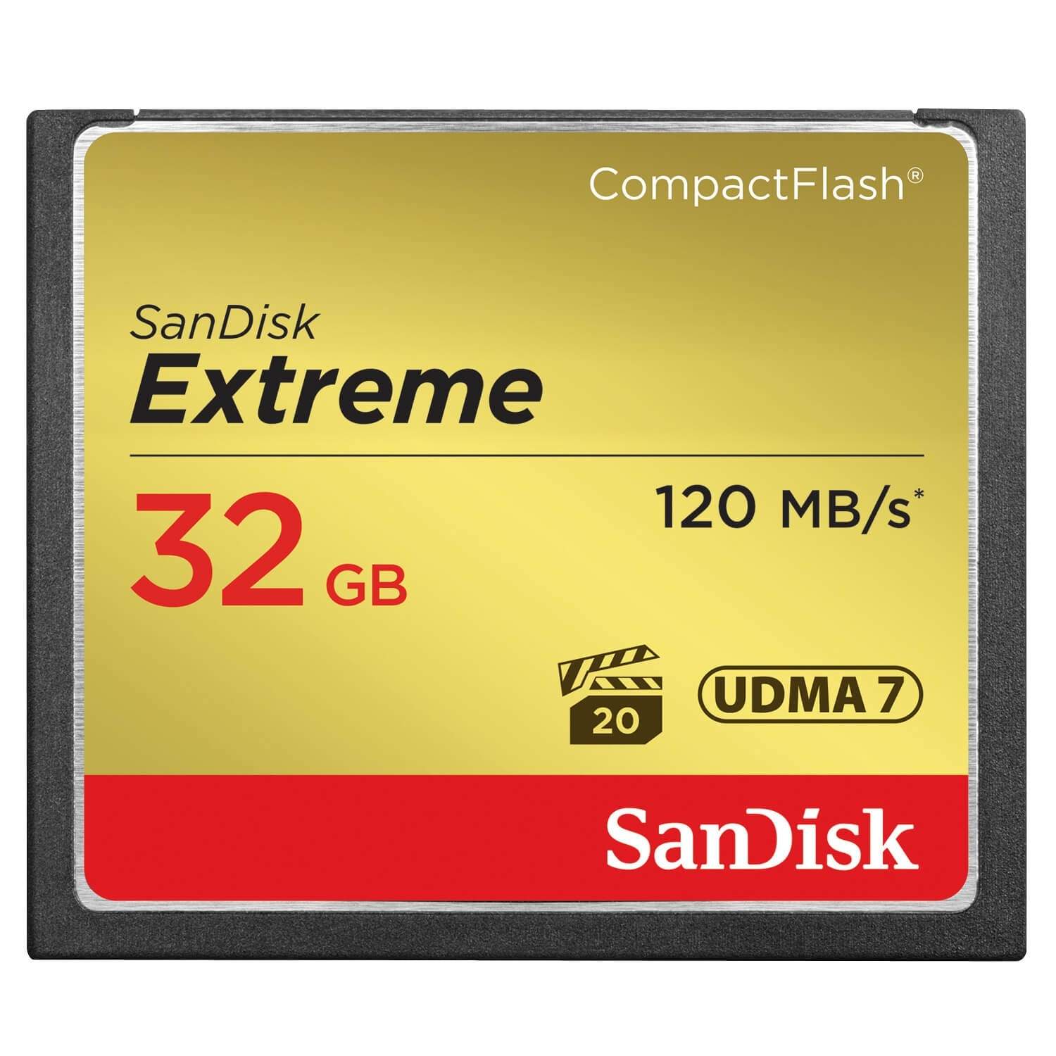 SANDISK Minneskort CF Extreme 32GB 120MB/s UDMA7 | Elektronik - Ljud & Bild - Kameror & Tillbehör - Kameror | Pryloteket