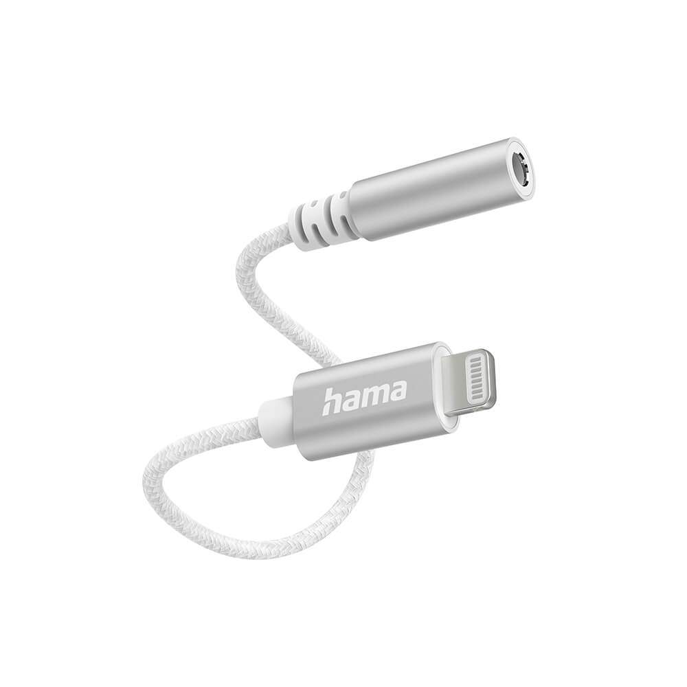 HAMA Audio Adapter Lightning til 3,5 mm hvid