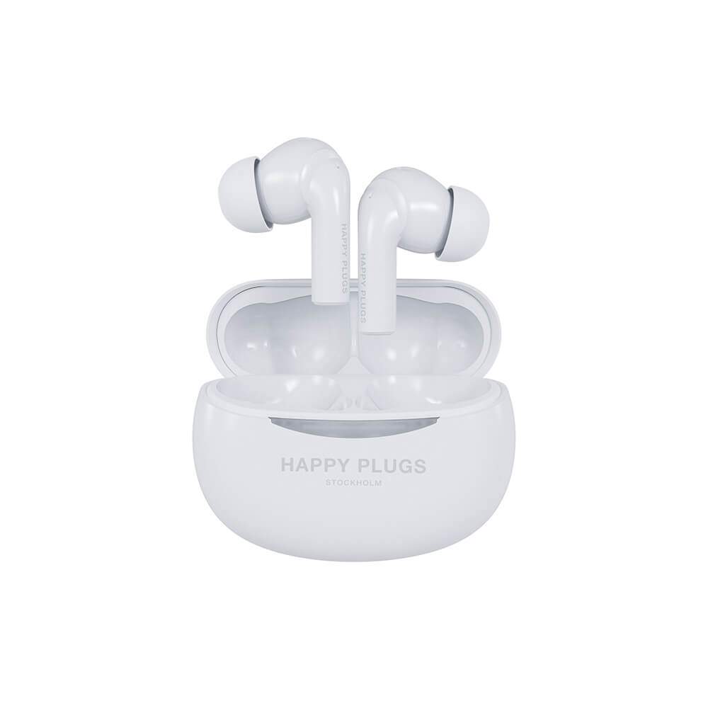 HAPPY PLUGS Hovedtelefon JOY Pro In-Ear ANC True-Wireless White