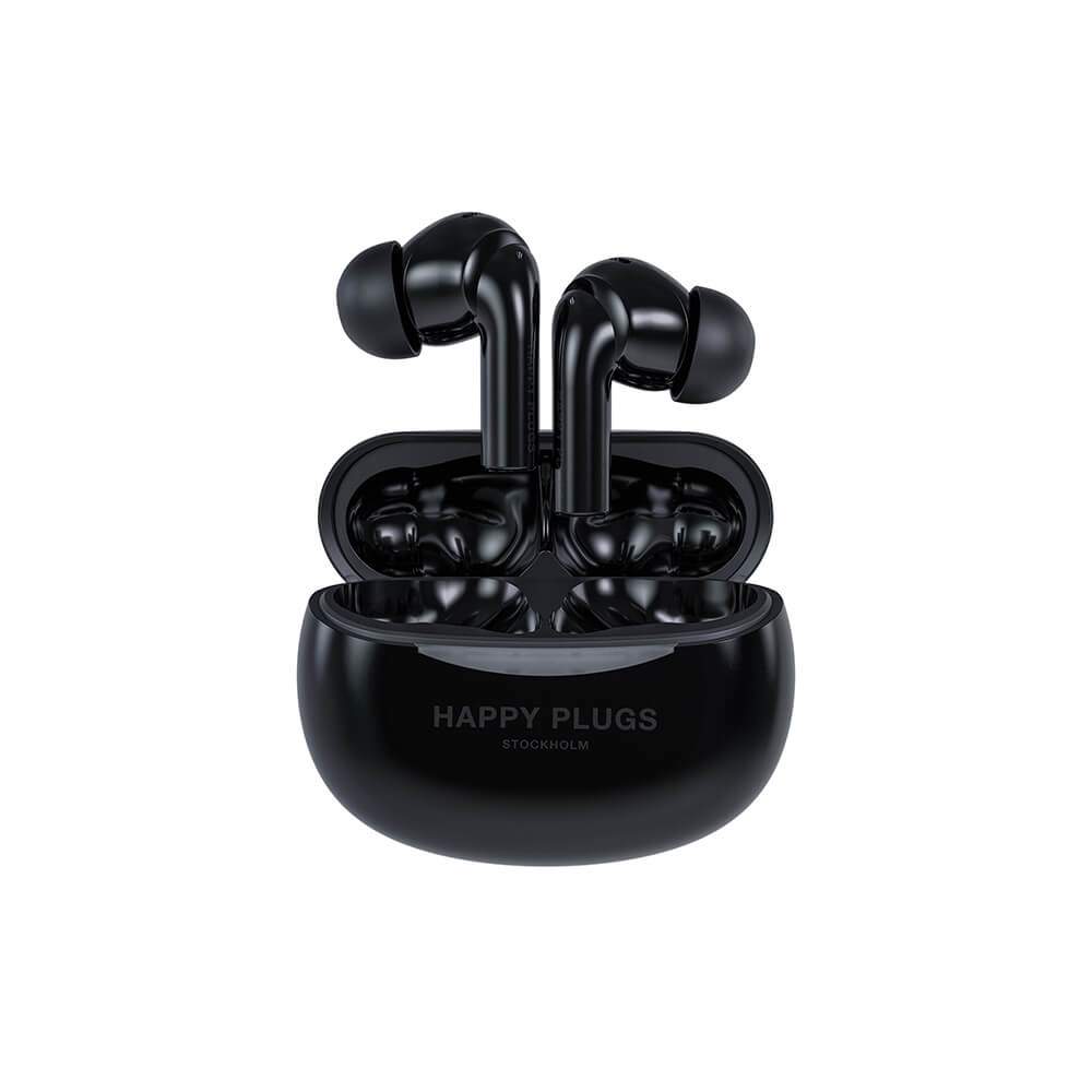 HAPPY PLUGS Hovedtelefon JOY Pro In-Ear ANC True-Wireless Sort