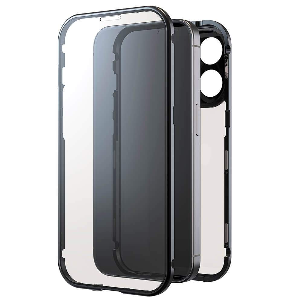 Black Rock 360° Glass Cover iPhone 15 Pro Transp/Black | Elektronik - Tillbehör Mobil & Surfplatta - Skärmskydd - iPhone | Pryloteket