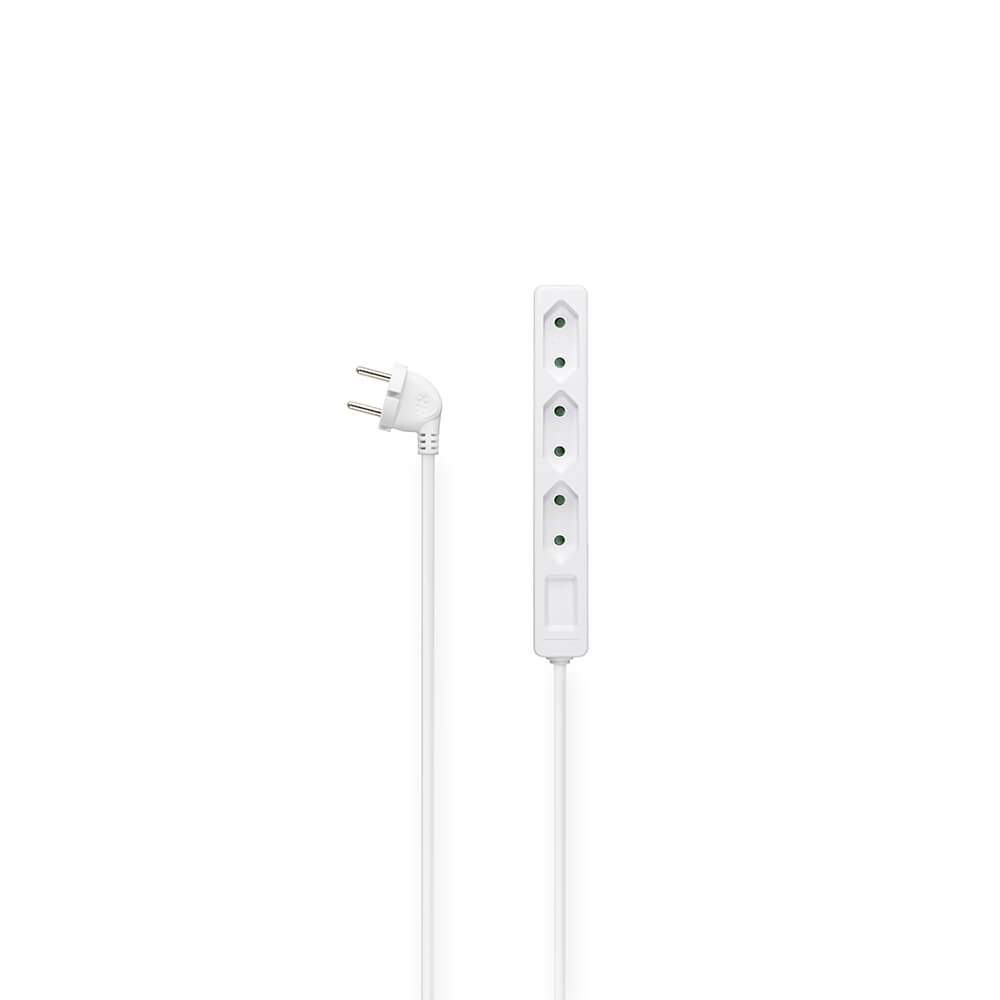 Hama Power Strip 3-vejs 2,5 m Hvid