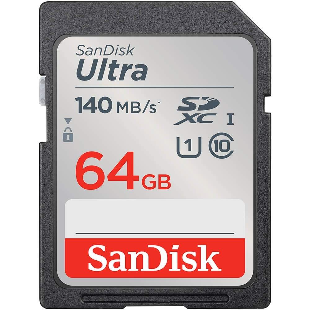 SANDISK Hukommelseskort SDXC Ultra 64GB 140MB/s