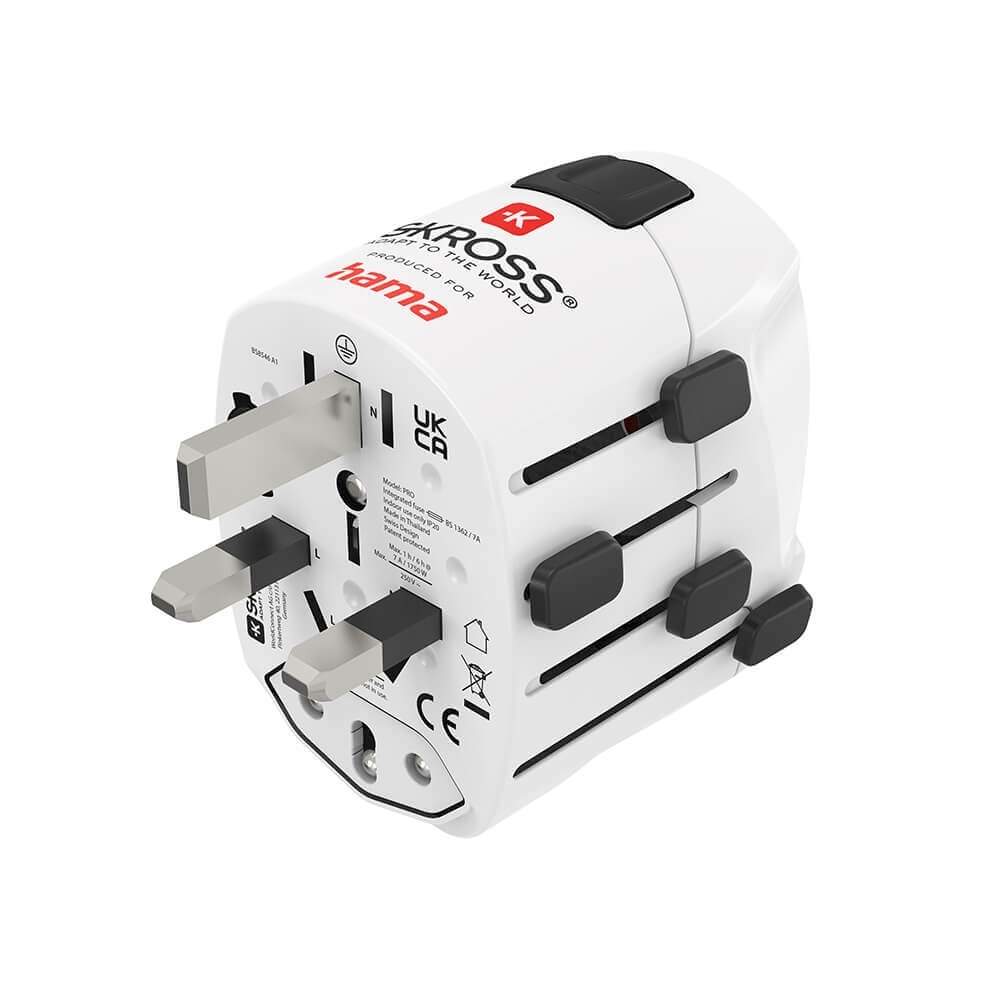 HAMA World Travel Adapter Pro EU-WORLD 3-benet