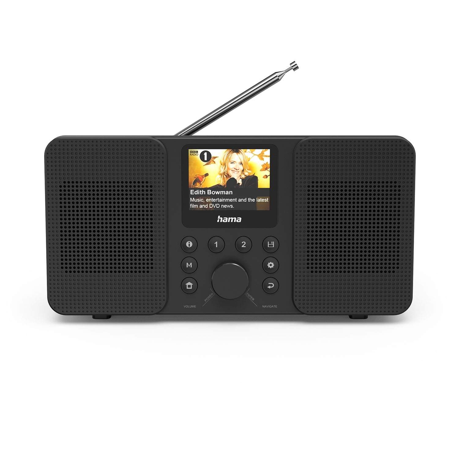 HAMA Radio DAB+ FM Internet DIR10 Bluetooth Svart | Hem & Hobby | Pryloteket