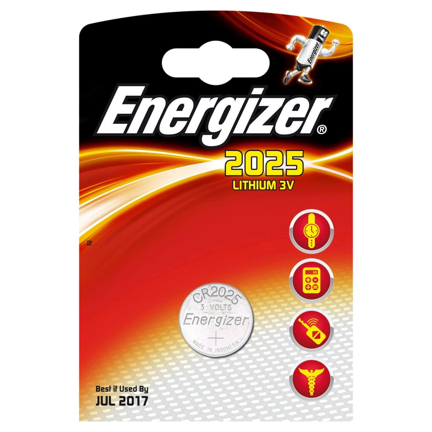 ENERGIZER Batteri CR2025 Lithium 1-pak