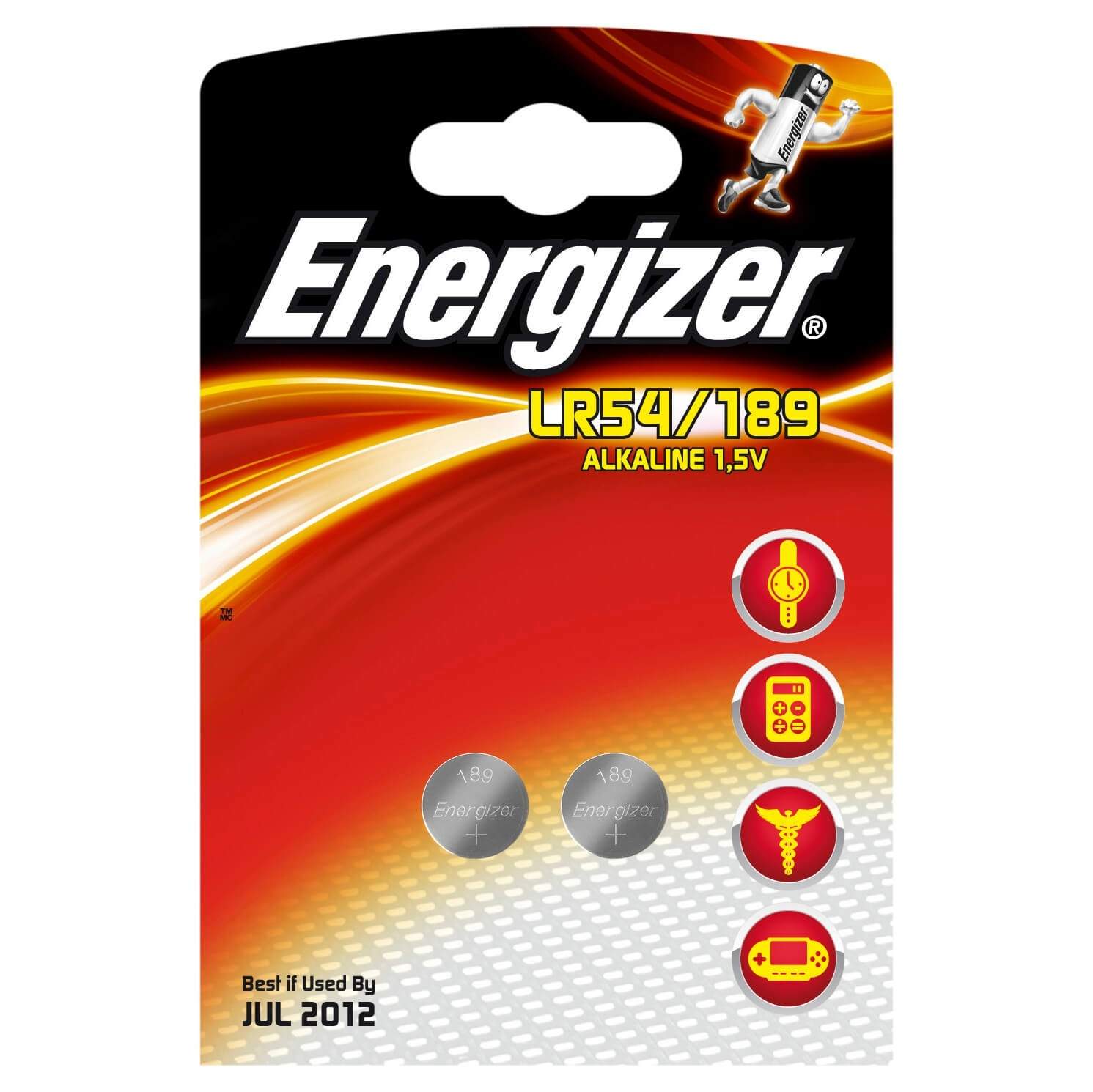 ENERGIZER Batteri LR54/189 2-pak