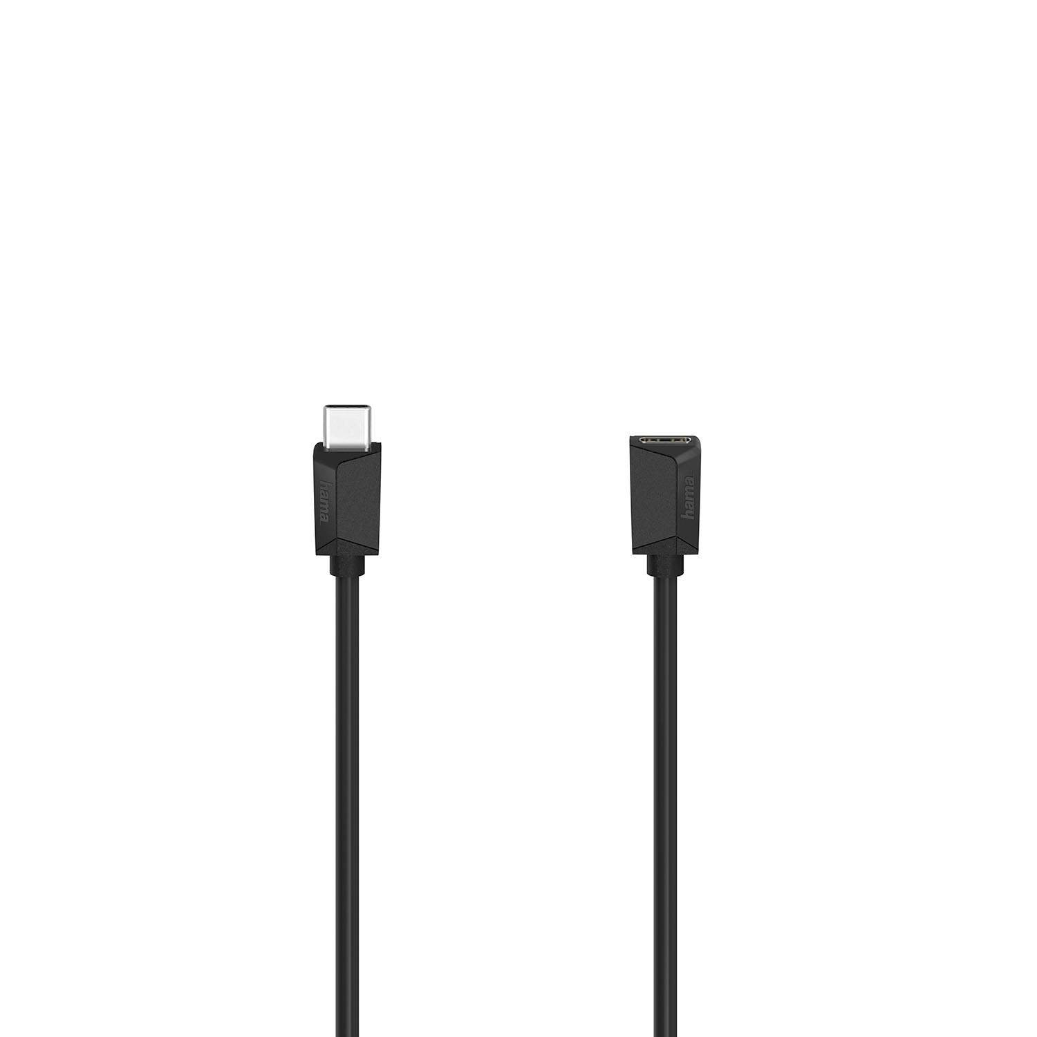 HAMA Kabel USB-C Forlænger Sort 0,5m