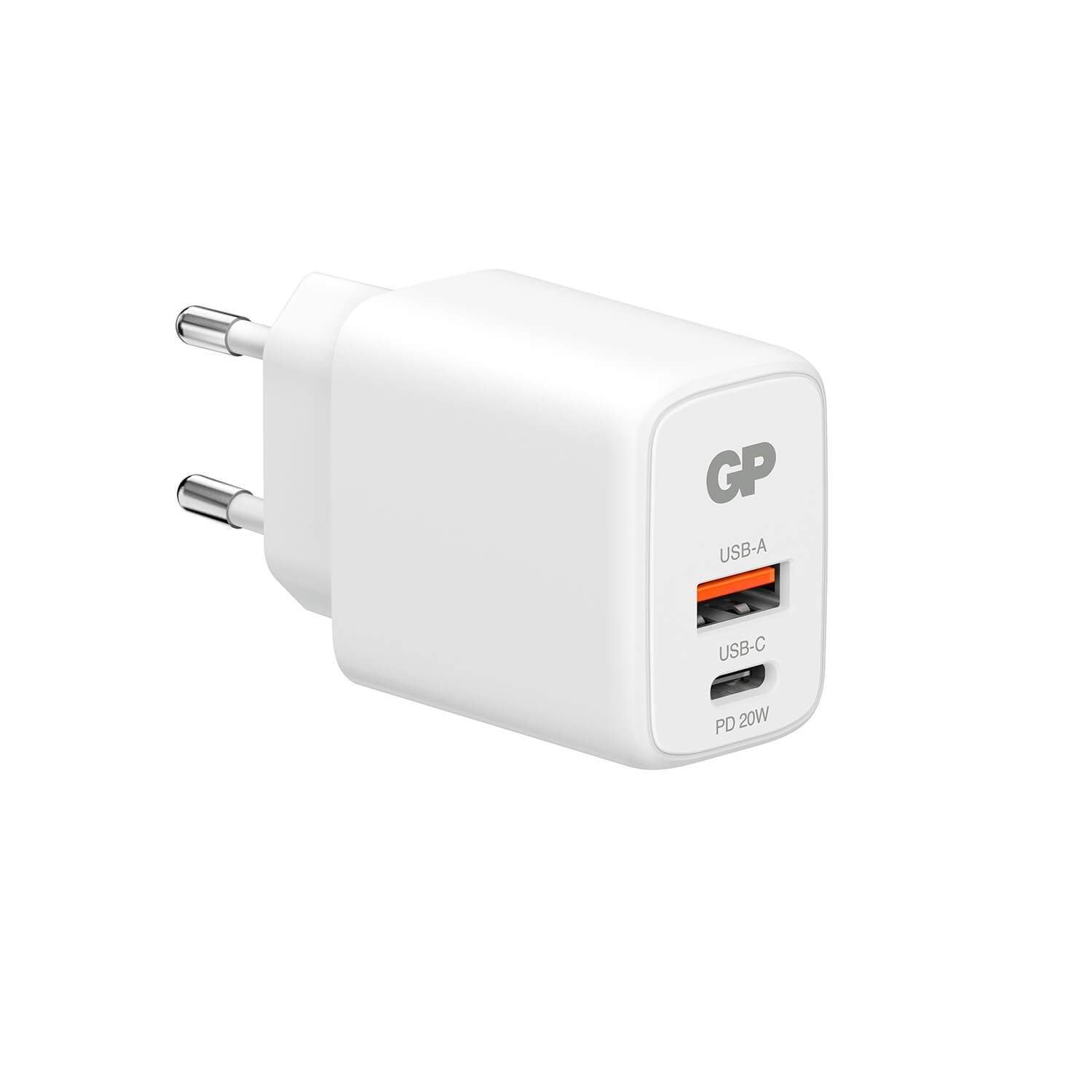 GP-seinälaturi WM2B PD 20W USB-A + USB-C