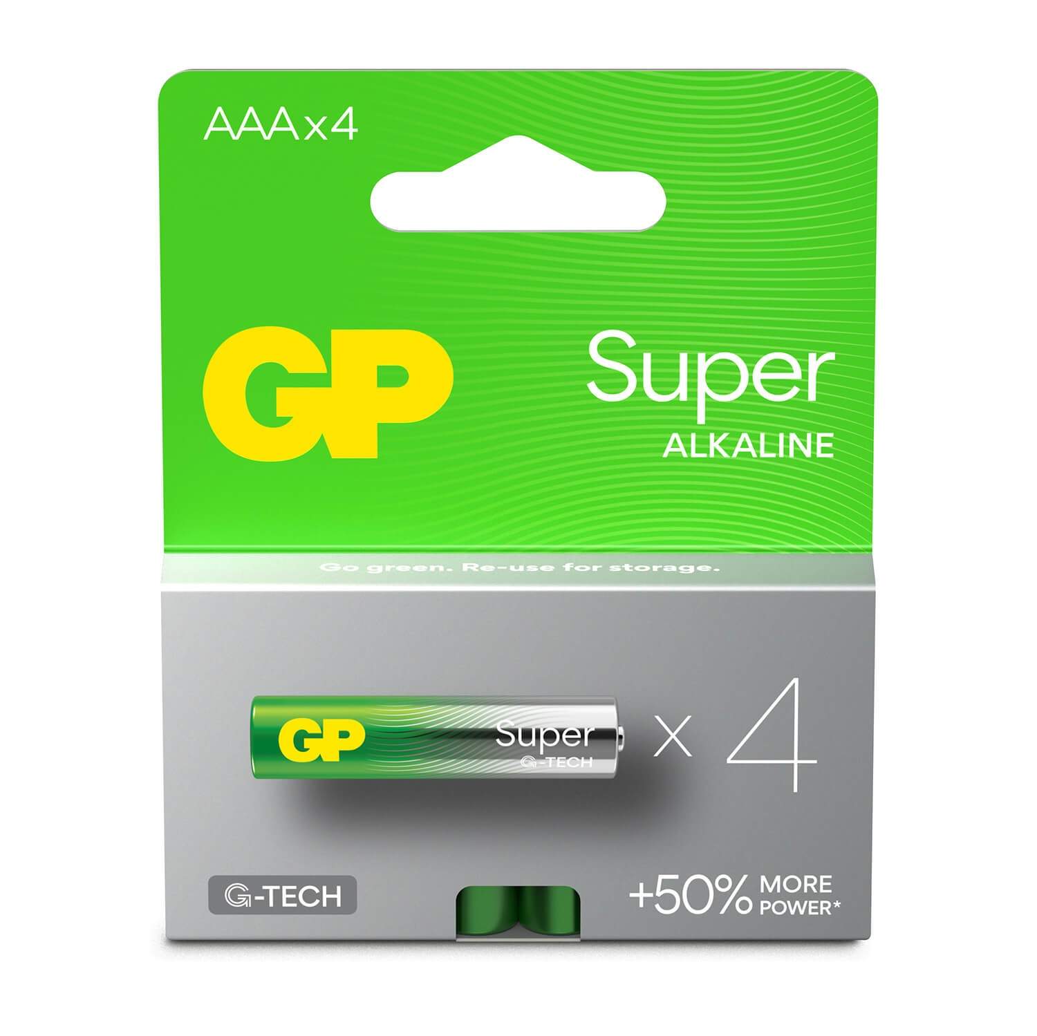 GP Super Alkaline Batteri AAA LR03 4-pak