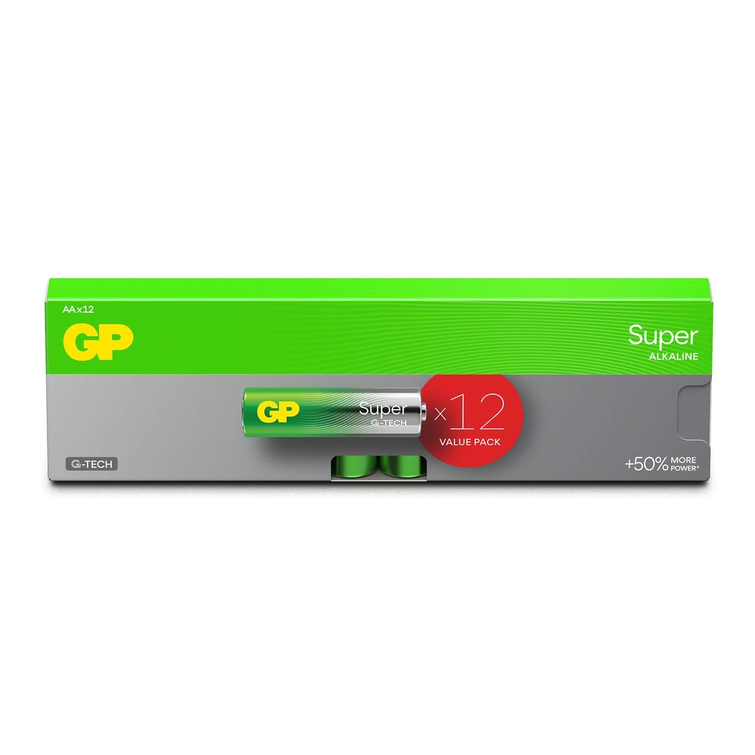 GP Super Alkaline Batteri AA LR6 12-pak