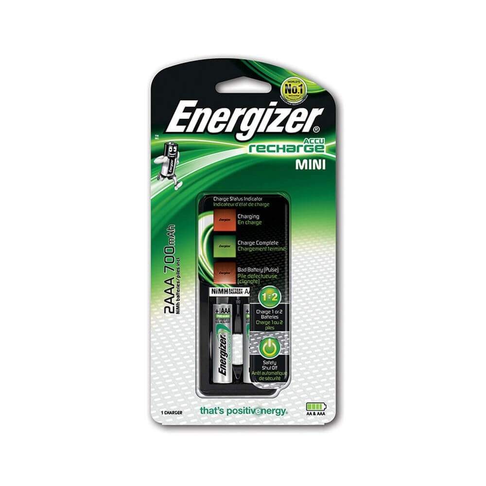 ENERGIZER Oplader Mini 2x AAA 700mAh