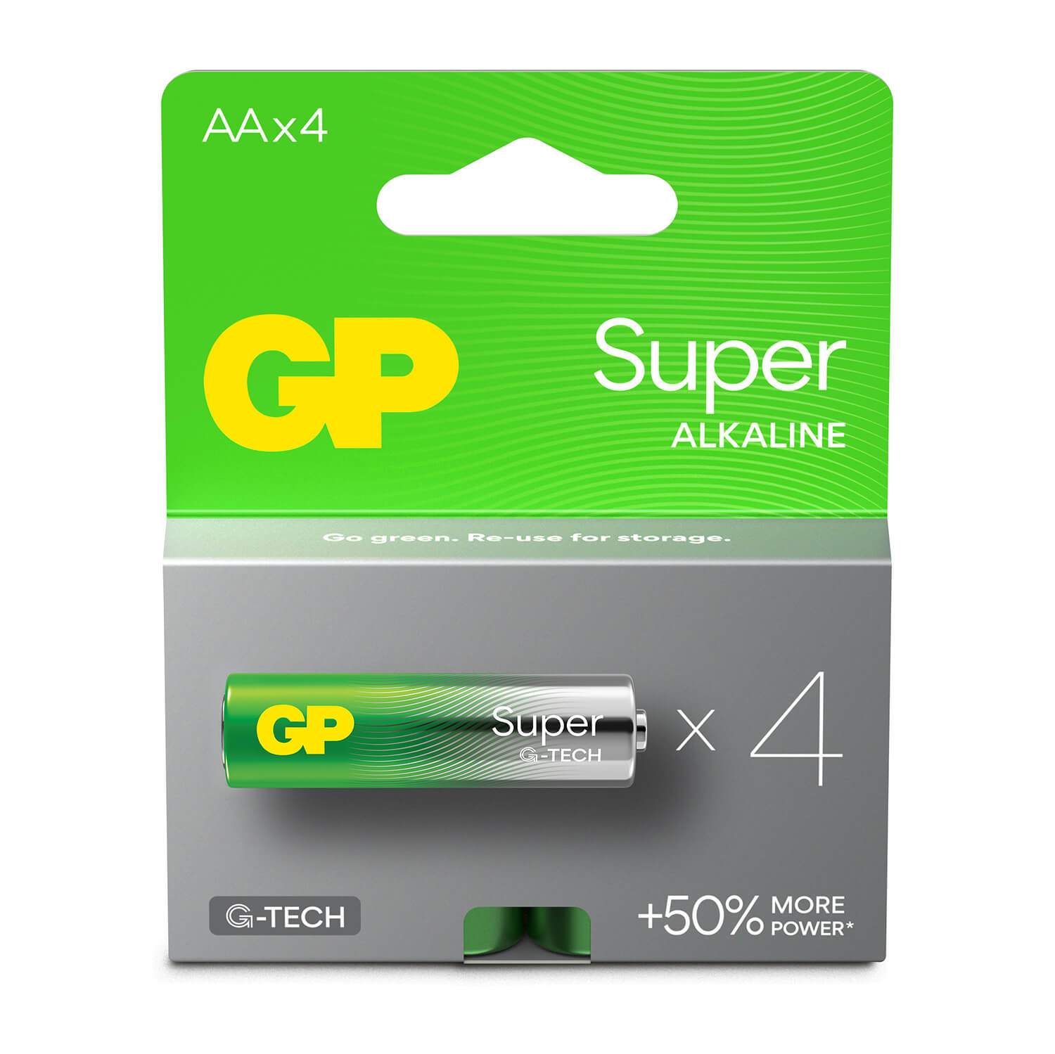 GP Super Alkaline Batteri AA LR6 4-pak