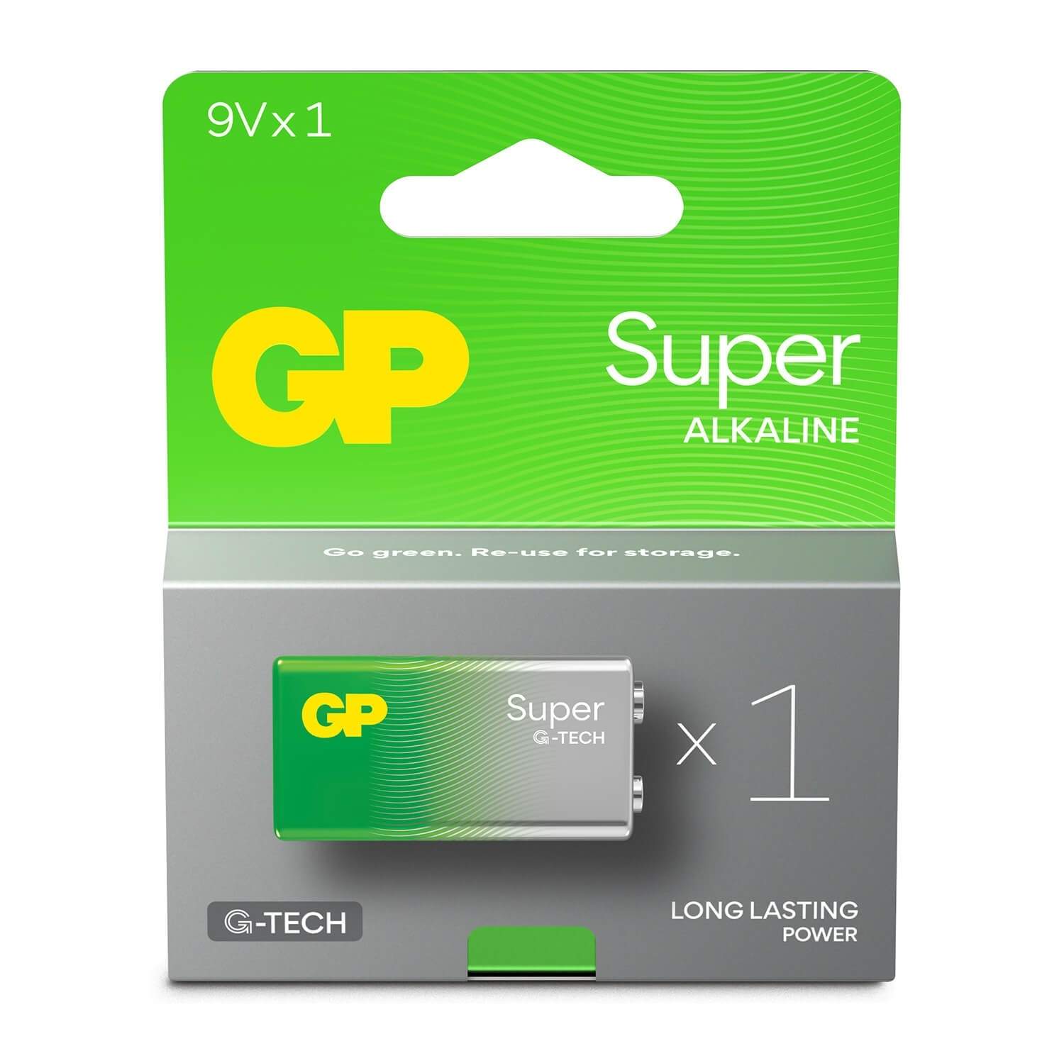 GP Super Alkaline Batteri 9V 1-pak