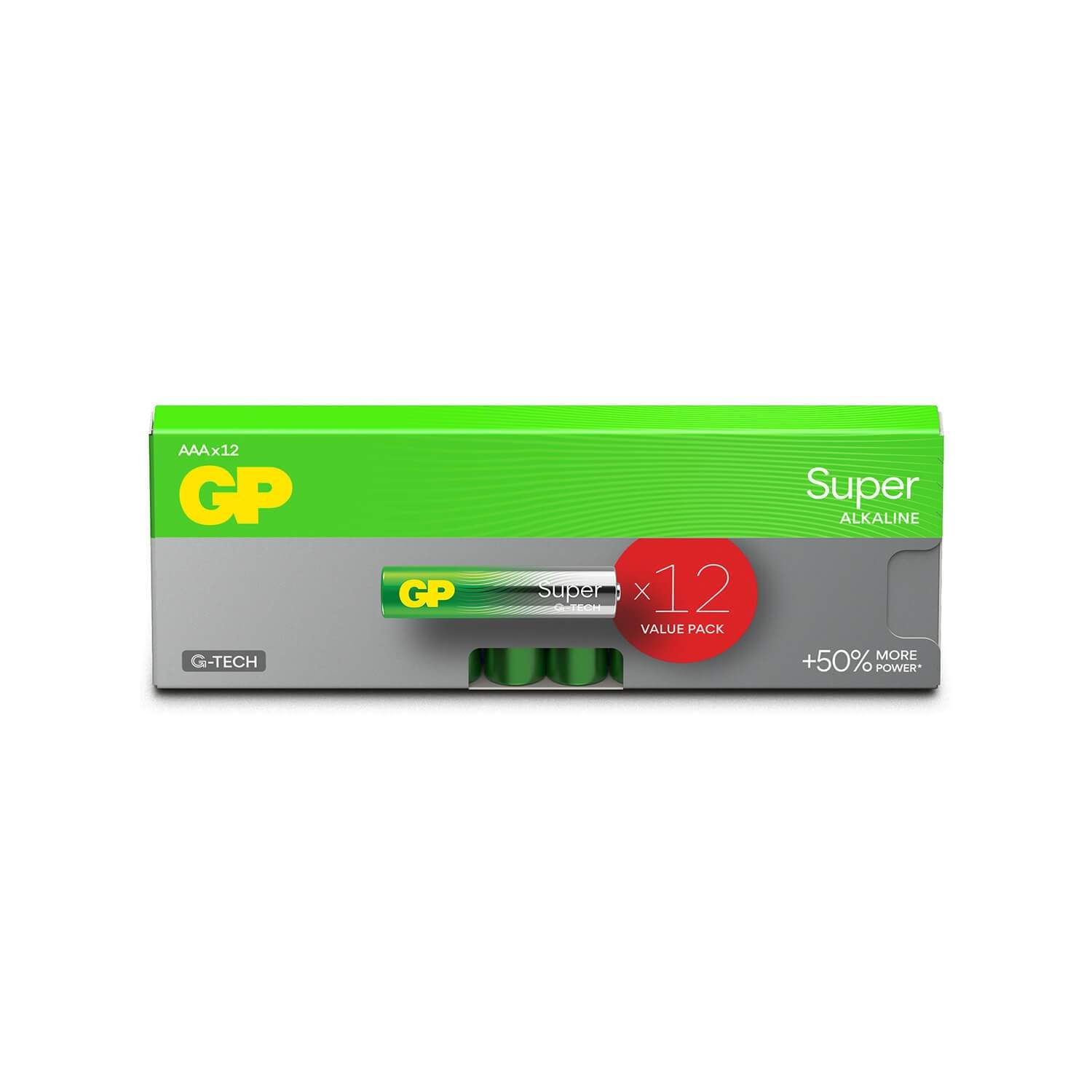 GP Super Alkaline Batteri AAA LR03 12-pak