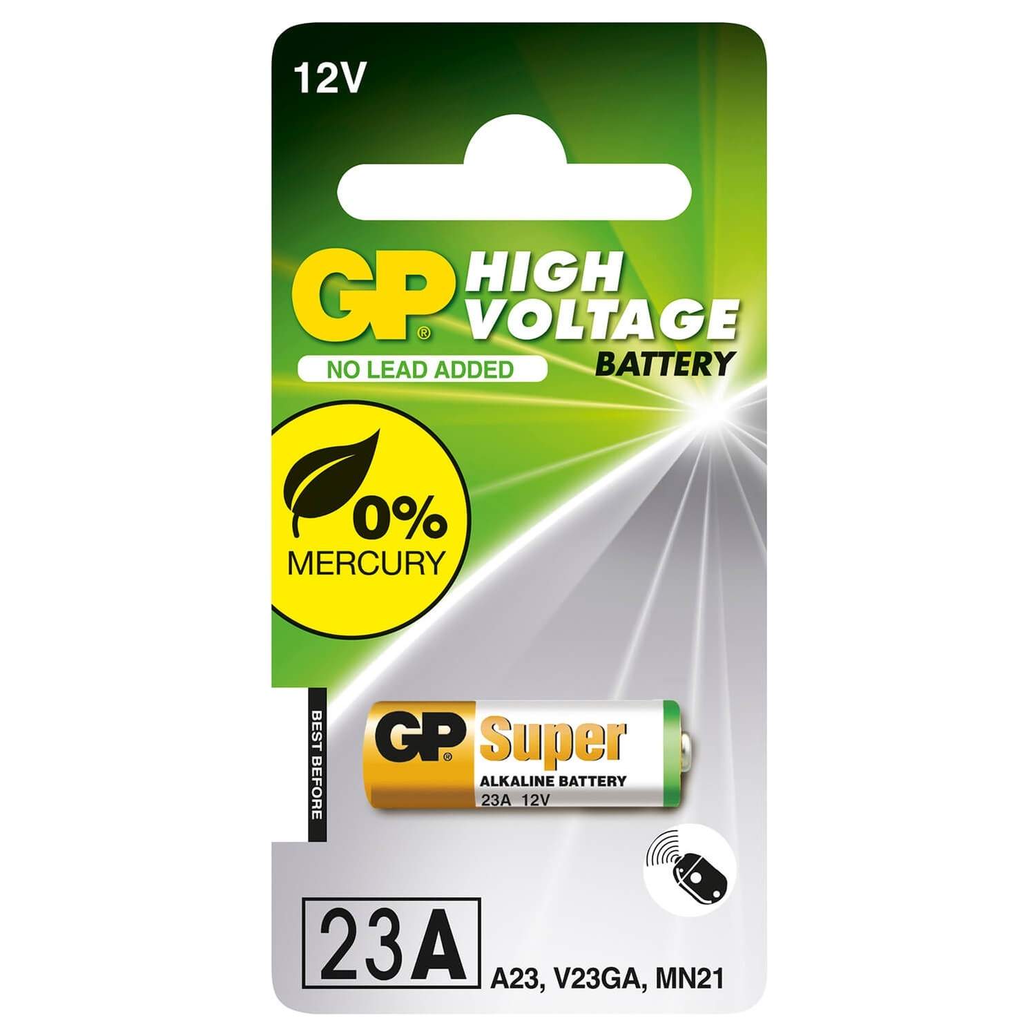 GP Alkaline batteri LRVO8/23A/MN21 (12V) 1-pak