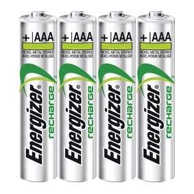 ENERGIZER-batteri AAA/LR03 Genopladeligt Ni-Mh 500mAh 4-pak