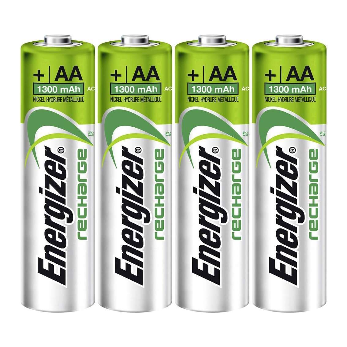 ENERGIZER batteri AA/LR6 genopladeligt Ni-Mh 1300mAh 4-pak