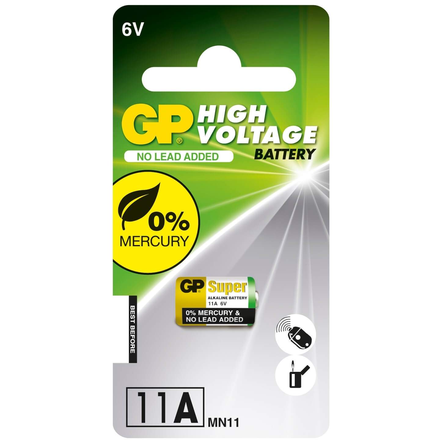 GP Alkaline Batteri 11A/MN11 (6V) 1-pak