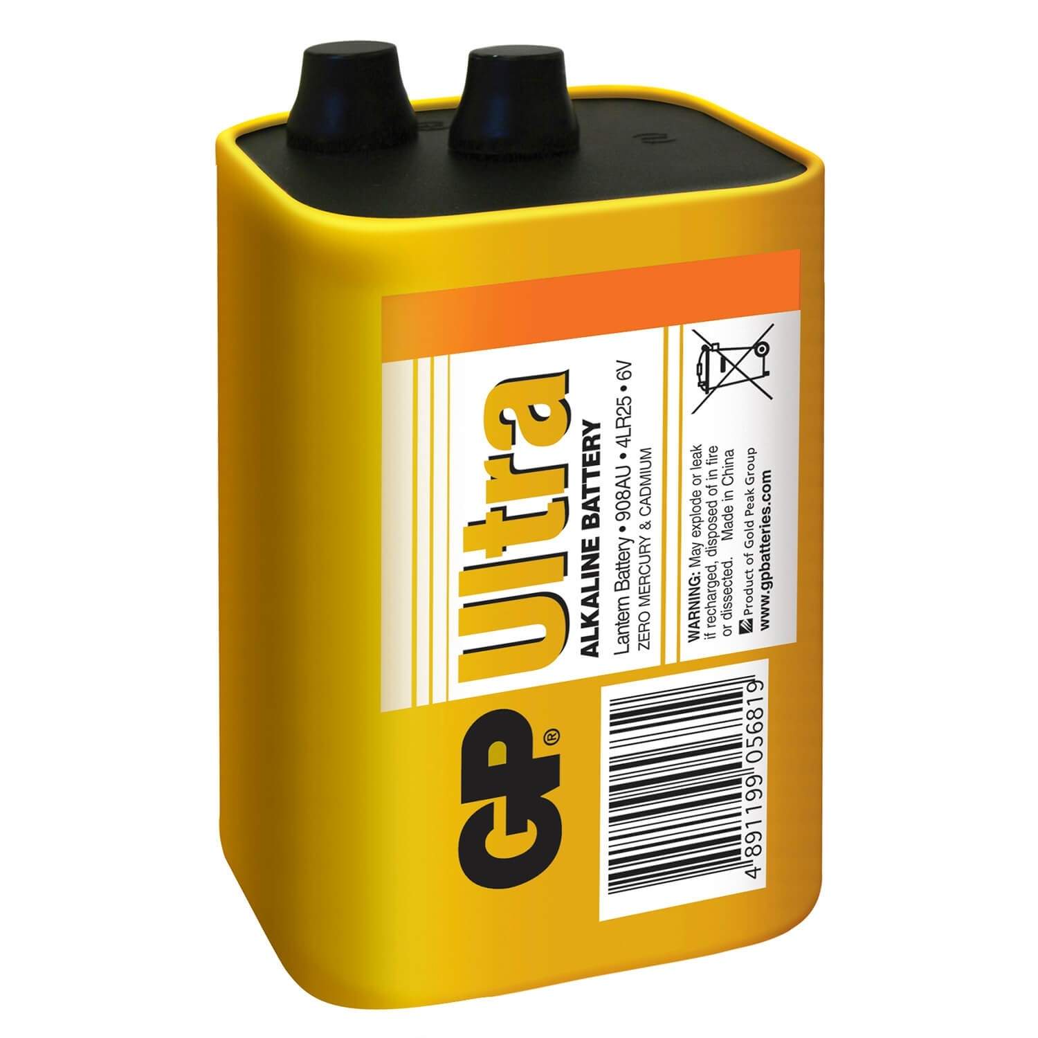 GP Alkaline Batteri 4LR25/908AU (6V) 1-pak