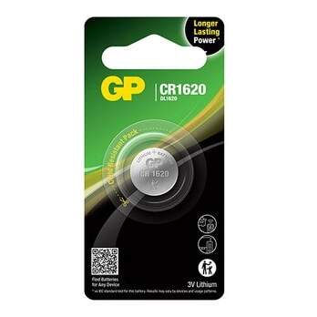 GP Lithium Møntcelle CR1620 1-pak