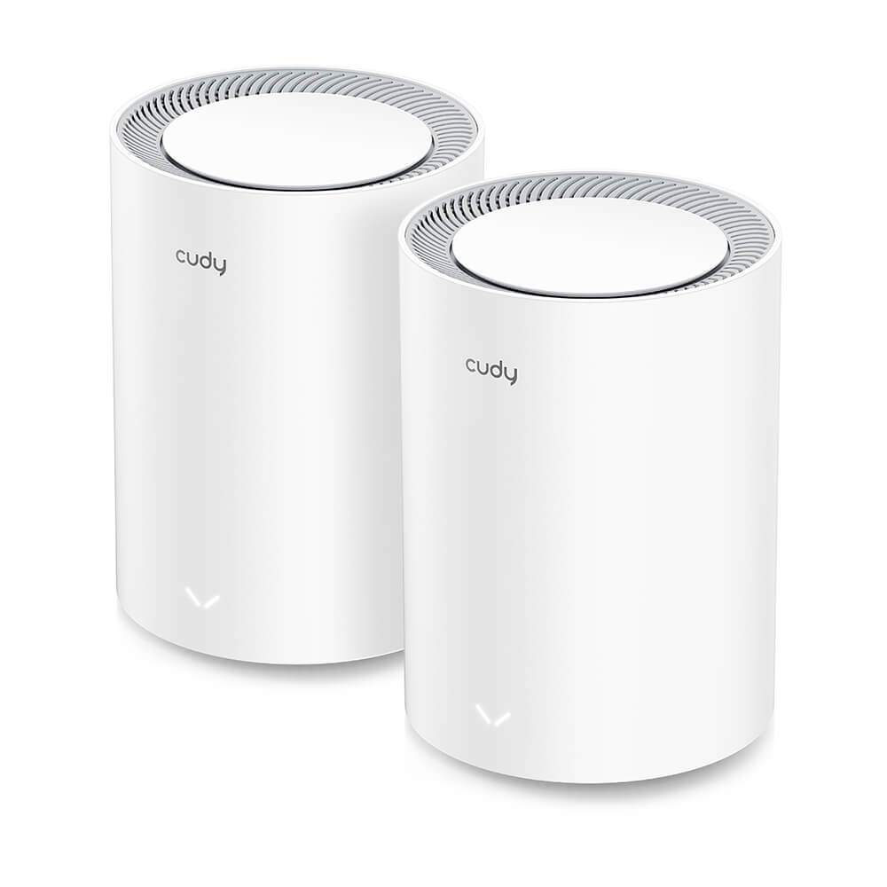 CUDY Mesh Solution M3000 2-pk AX3000 Gigabit Wi-Fi 6 2.5G Hvid