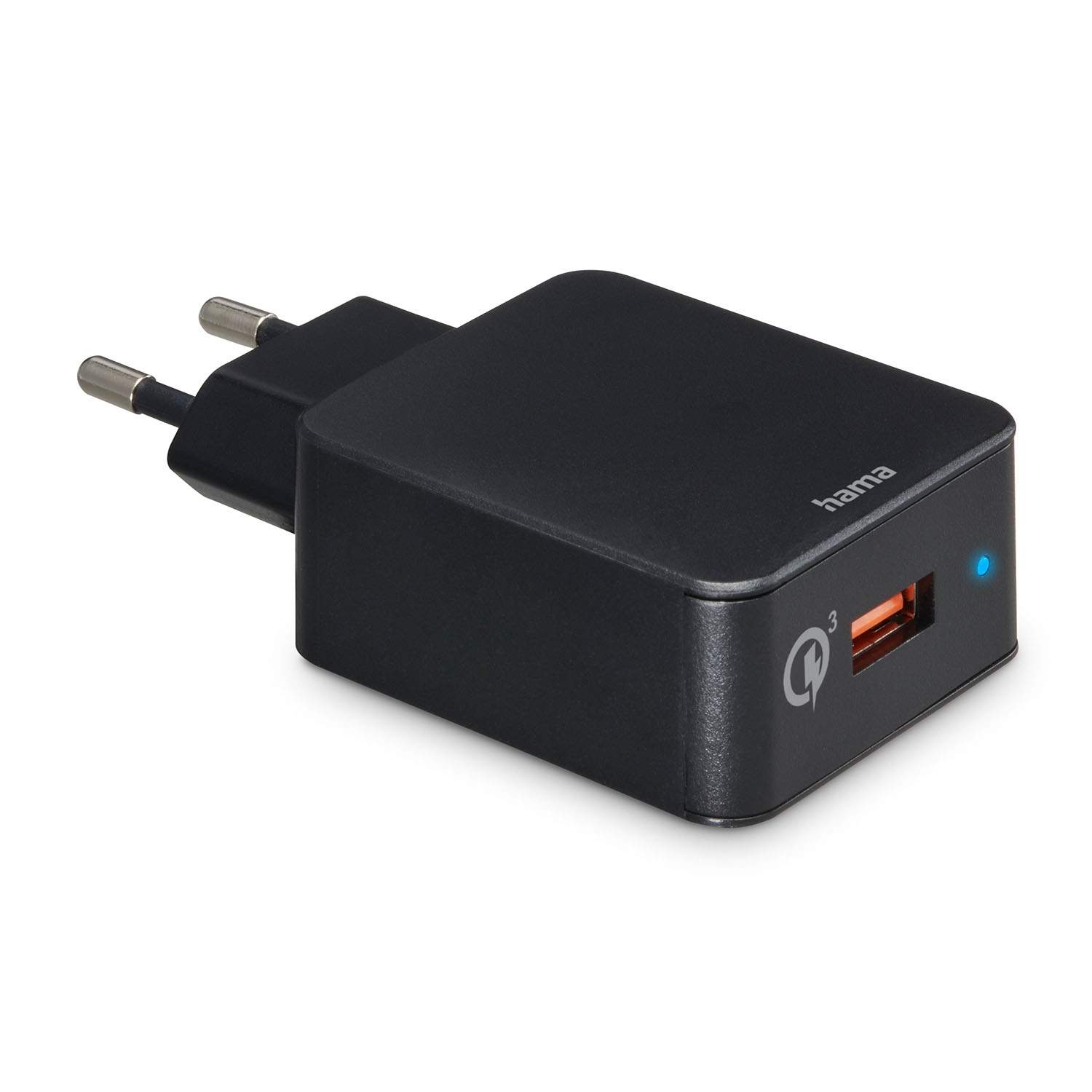 HAMA Hurtigoplader 1x USB-A Qualcomm 19,5W Sort