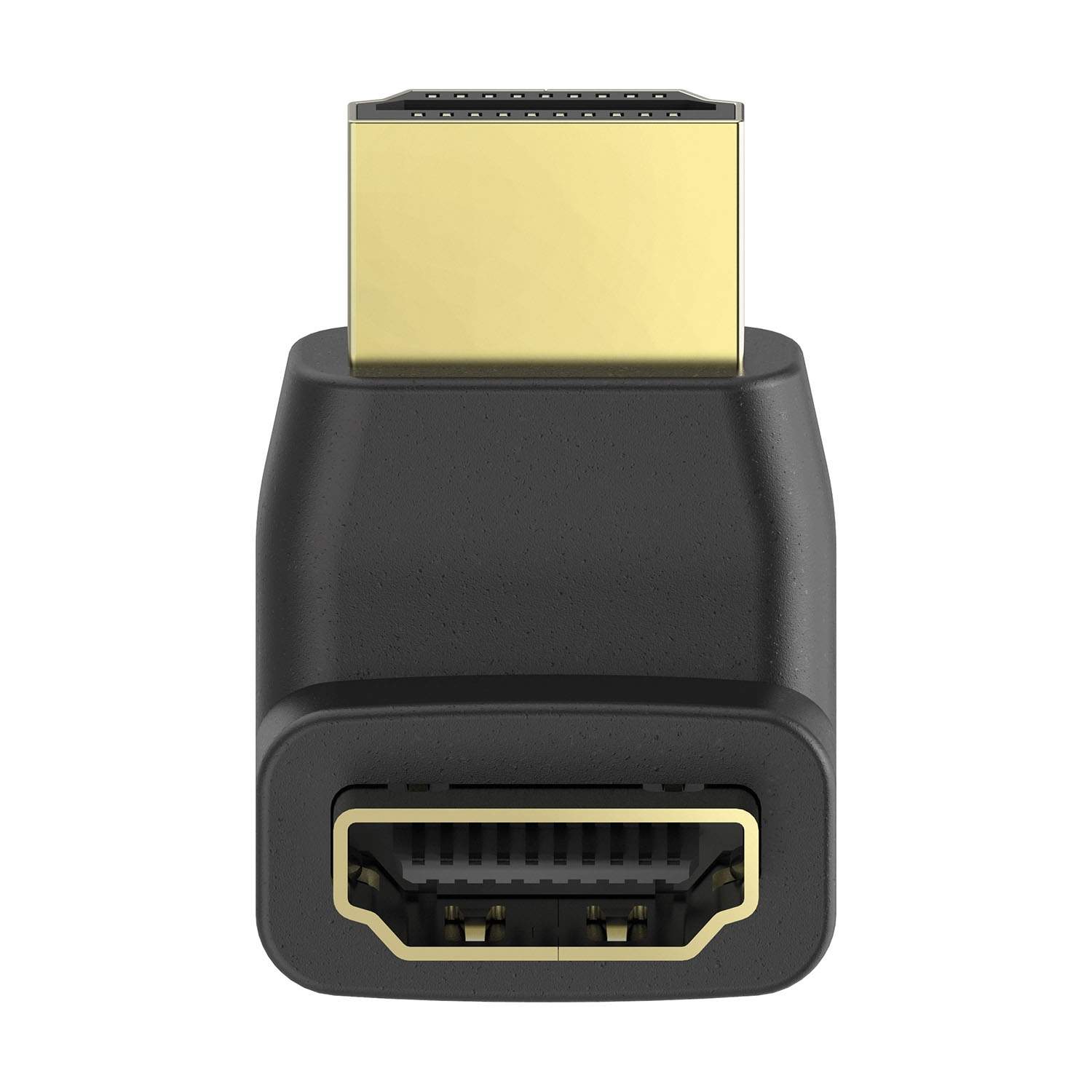 HAMA Adapter HDMI 90 Degree Guld Sort