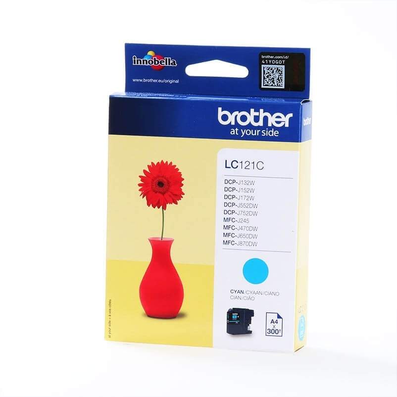 BROTHER Ink LC121C LC-121 Cyan | Hem & Hobby | Pryloteket