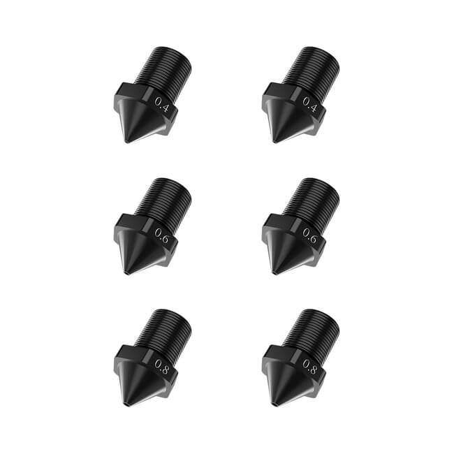 FLASHFORGE munstycke härdat uppgraderingssats Reservdel för C3P, C4, G3, G3PLUS | Hem & Hobby | Pryloteket