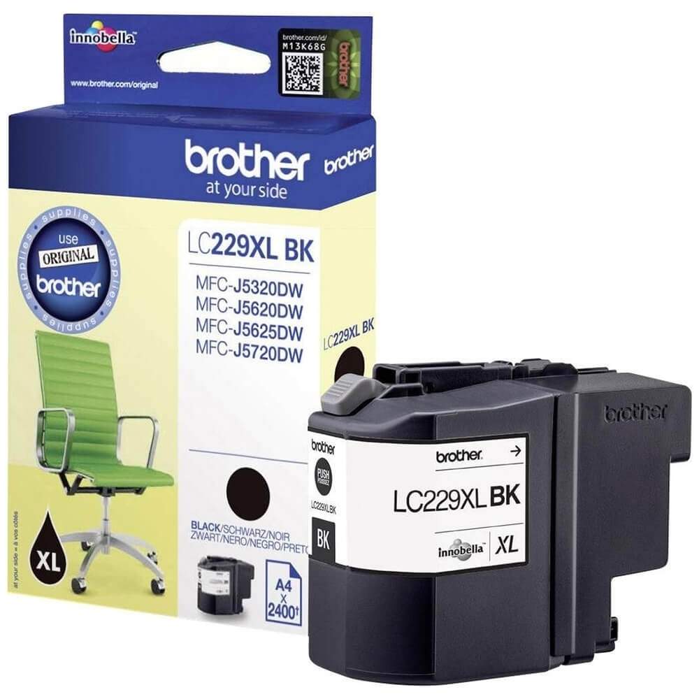 BROTHER Ink LC229XLBK LC-229XL Sort