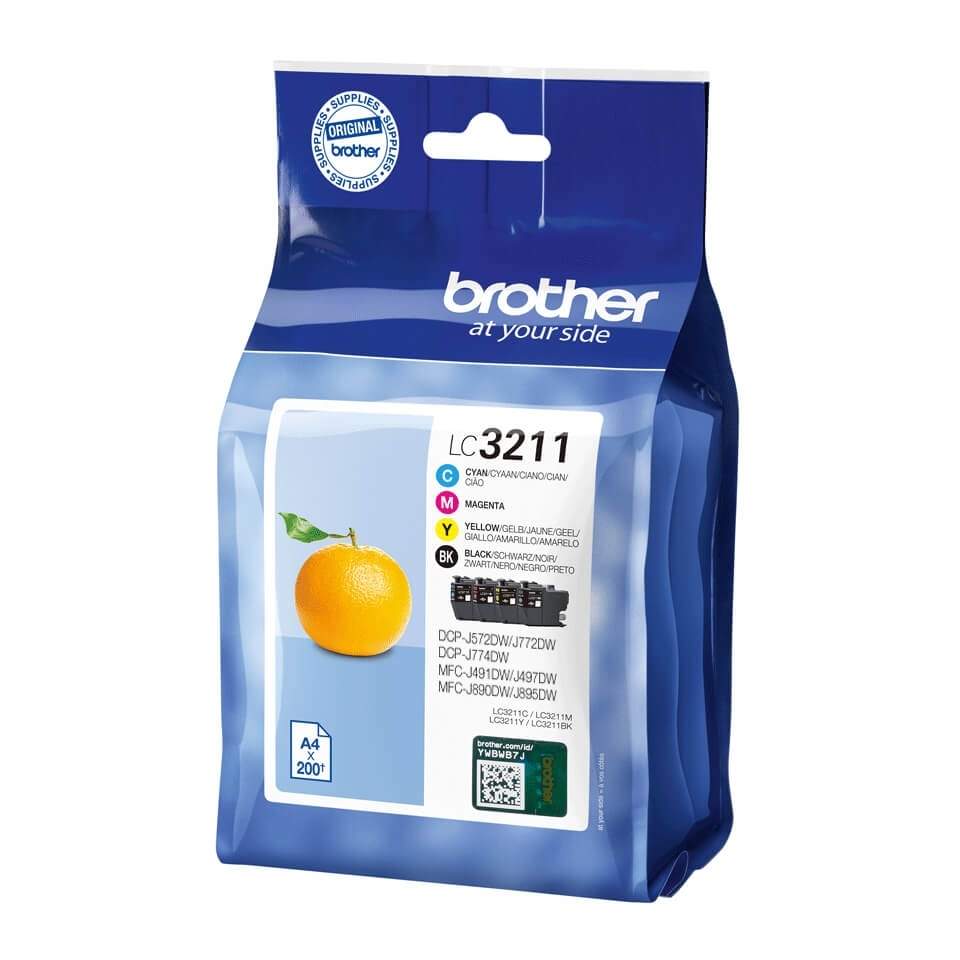 BROTHER Blæk LC3211VALDR LC-3211 Multipak