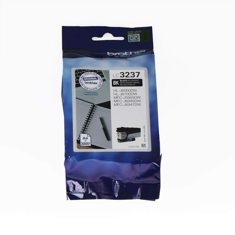 BROTHER Blæk LC3237BK LC-3237 Sort