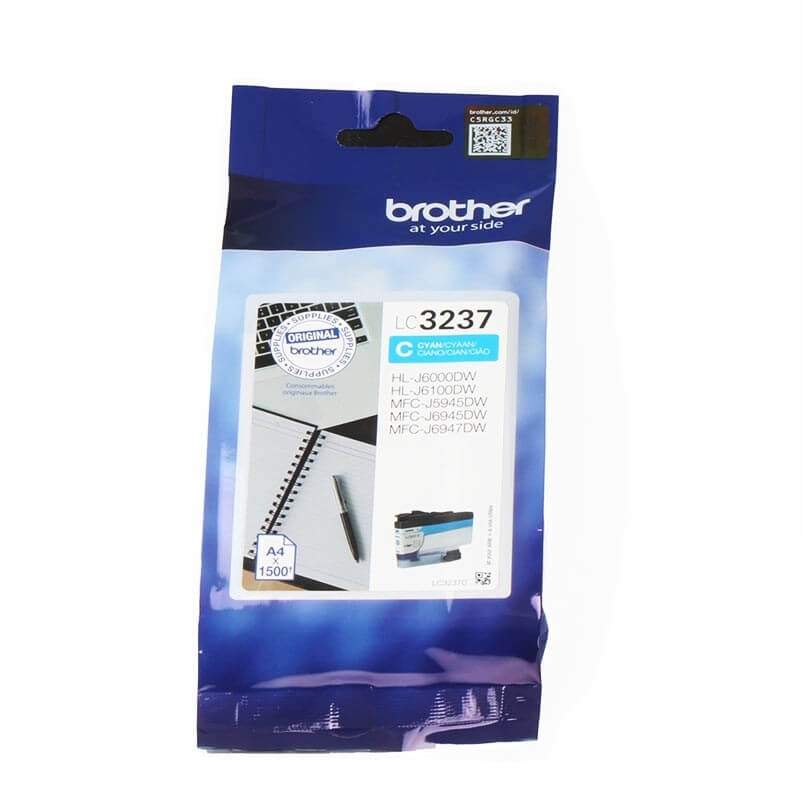 BROTHER Ink LC3237C LC-3237 Cyan | Hem & Hobby | Pryloteket