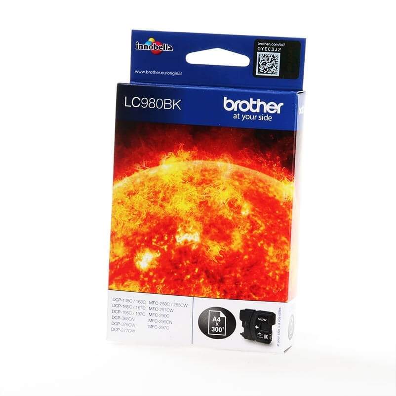 BROTHER Ink LC980BK LC-980 Black | Hem & Hobby | Pryloteket