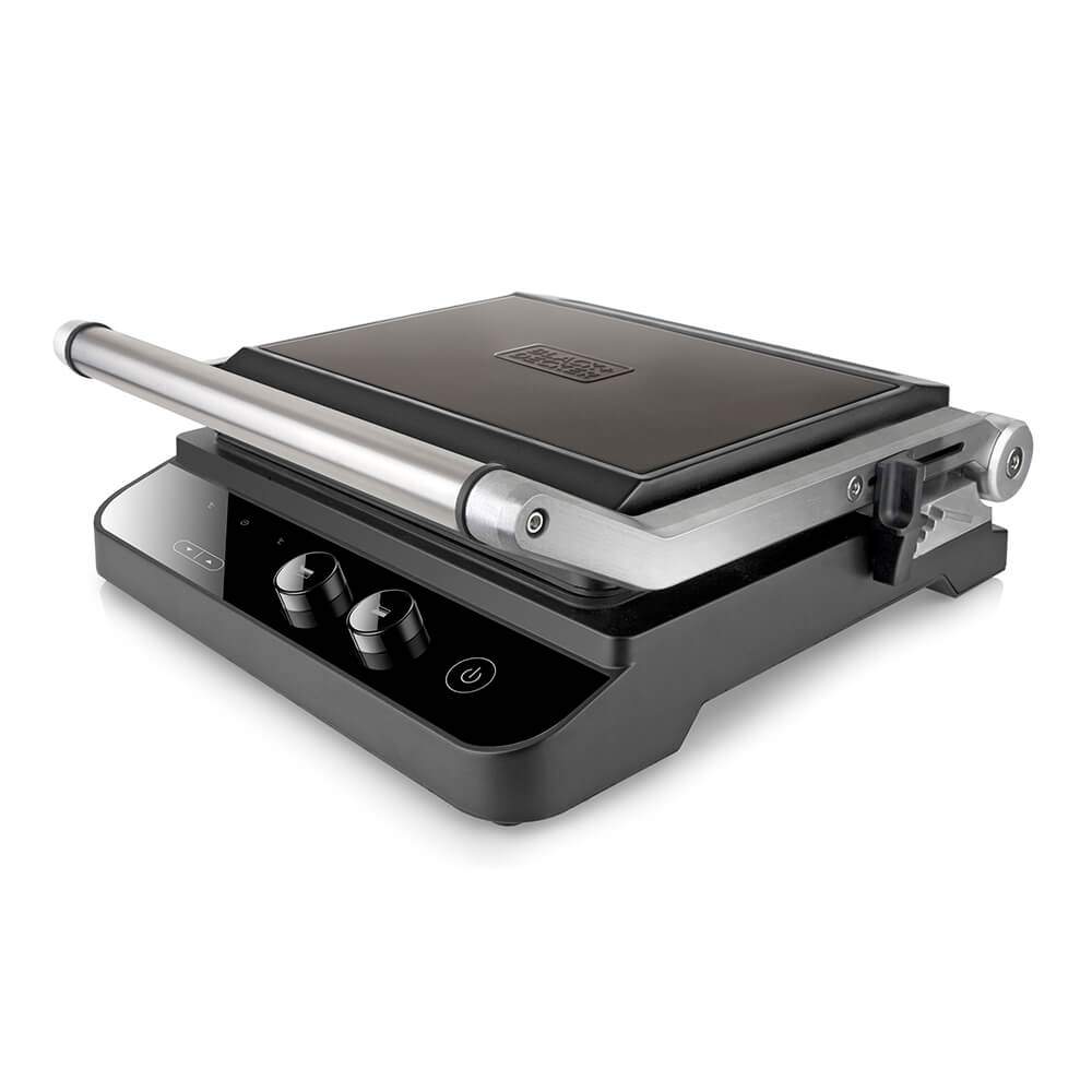 BLACK+DECKER Bord Grill Temp Control Ekstra Plader 2000W Børstet