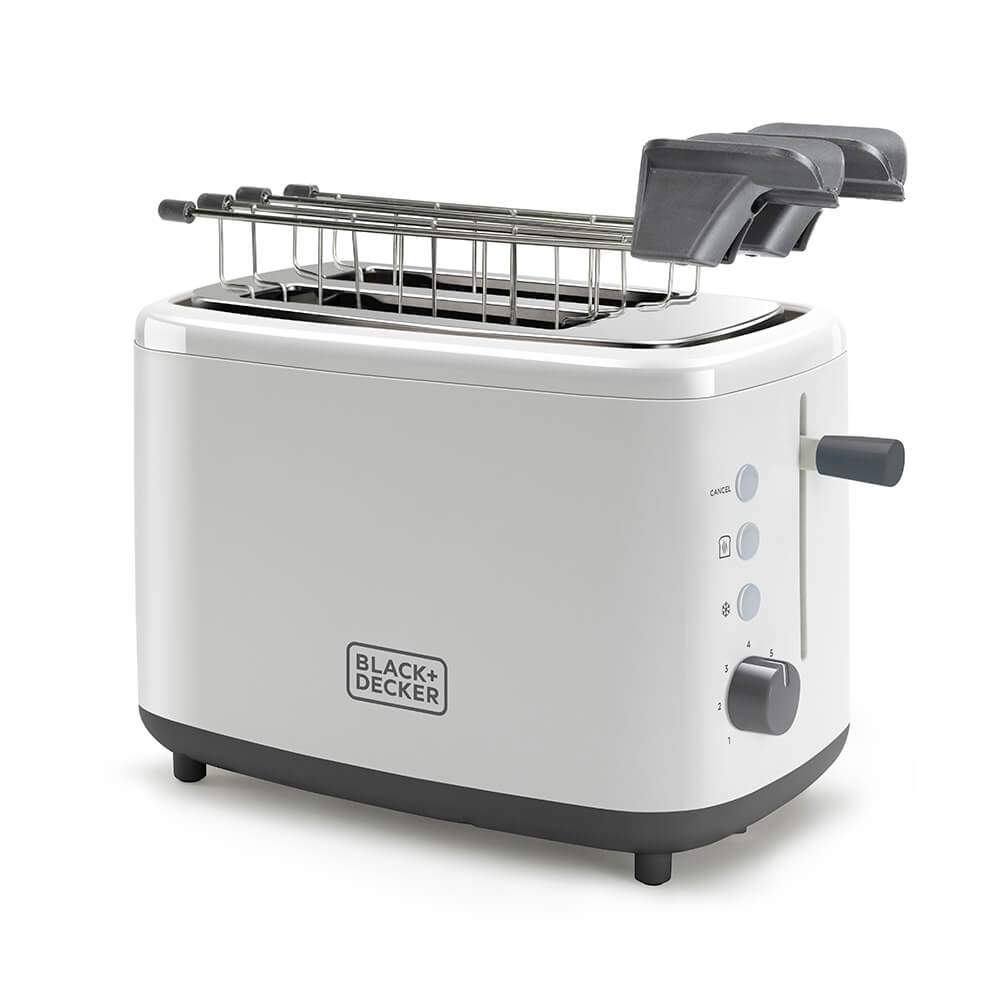 BLACK+DECKER Brødrister 2-Slice White